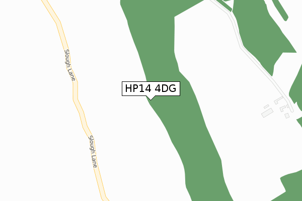 HP14 4DG map - large scale - OS Open Zoomstack (Ordnance Survey)