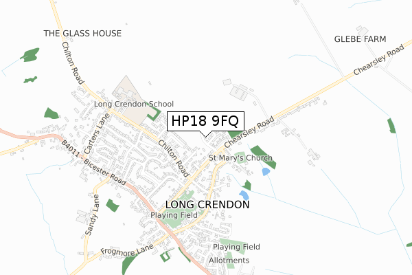 HP18 9FQ map - small scale - OS Open Zoomstack (Ordnance Survey) HP18 9FQ map - small scale - OS Open Zoomstack (Ordnance Survey)