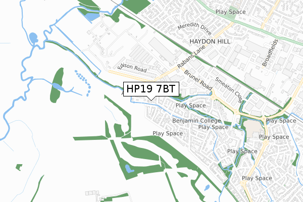 HP19 7BT map - small scale - OS Open Zoomstack (Ordnance Survey) HP19 7BT map - small scale - OS Open Zoomstack (Ordnance Survey)