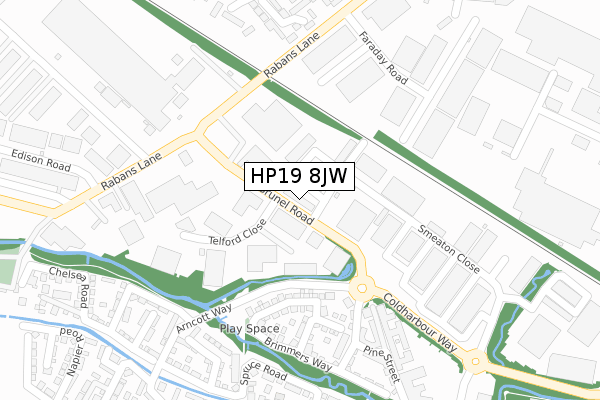 HP19 8JW map - large scale - OS Open Zoomstack (Ordnance Survey) HP19 8JW map - large scale - OS Open Zoomstack (Ordnance Survey)