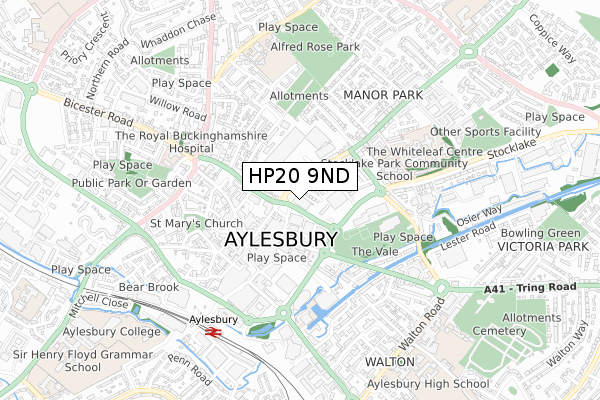 HP20 9ND map - small scale - OS Open Zoomstack (Ordnance Survey) HP20 9ND map - small scale - OS Open Zoomstack (Ordnance Survey)