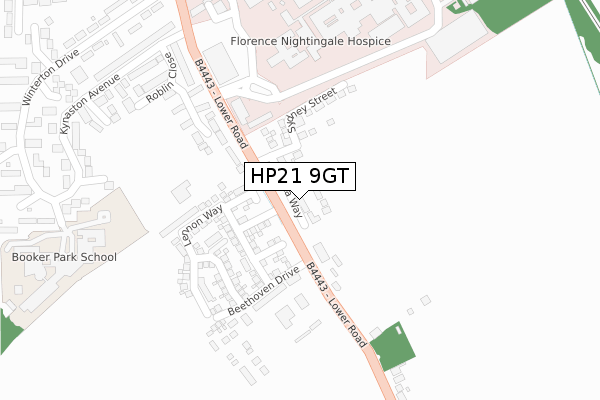 HP21 9GT map - large scale - OS Open Zoomstack (Ordnance Survey) HP21 9GT map - large scale - OS Open Zoomstack (Ordnance Survey)