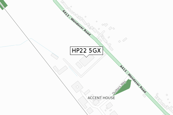 HP22 5GX map - large scale - OS Open Zoomstack (Ordnance Survey) HP22 5GX map - large scale - OS Open Zoomstack (Ordnance Survey)