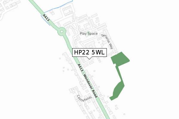 HP22 5WL map - large scale - OS Open Zoomstack (Ordnance Survey) HP22 5WL map - large scale - OS Open Zoomstack (Ordnance Survey)