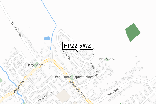 HP22 5WZ map - large scale - OS Open Zoomstack (Ordnance Survey) HP22 5WZ map - large scale - OS Open Zoomstack (Ordnance Survey)