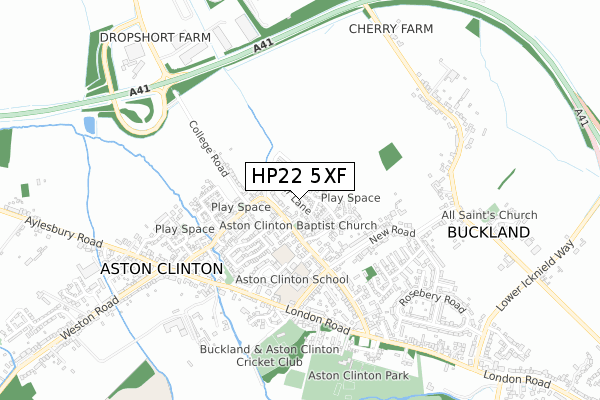 HP22 5XF map - small scale - OS Open Zoomstack (Ordnance Survey) HP22 5XF map - small scale - OS Open Zoomstack (Ordnance Survey)