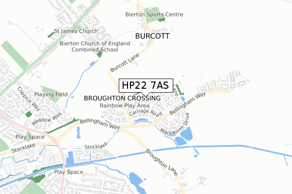 HP22 7AS map - small scale - OS Open Zoomstack (Ordnance Survey) HP22 7AS map - small scale - OS Open Zoomstack (Ordnance Survey)