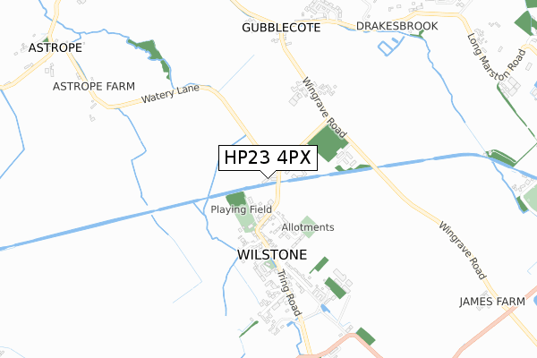 HP23 4PX map - small scale - OS Open Zoomstack (Ordnance Survey) HP23 4PX map - small scale - OS Open Zoomstack (Ordnance Survey)