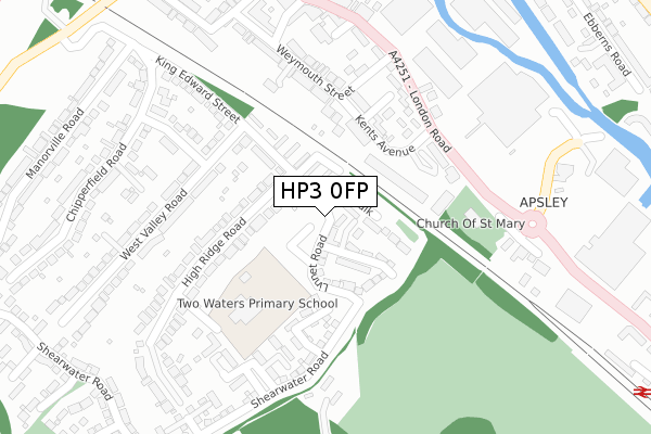 HP3 0FP map - large scale - OS Open Zoomstack (Ordnance Survey) HP3 0FP map - large scale - OS Open Zoomstack (Ordnance Survey)