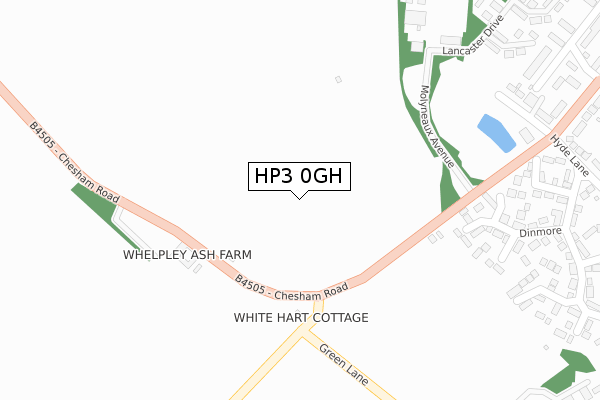 HP3 0GH map - large scale - OS Open Zoomstack (Ordnance Survey)