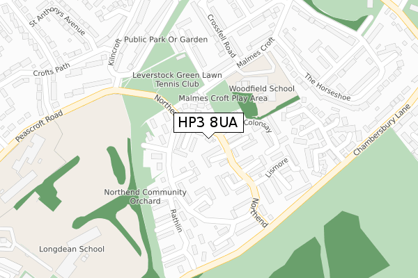 HP3 8UA map - large scale - OS Open Zoomstack (Ordnance Survey) HP3 8UA map - large scale - OS Open Zoomstack (Ordnance Survey)