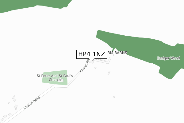 HP4 1NZ map - large scale - OS Open Zoomstack (Ordnance Survey) HP4 1NZ map - large scale - OS Open Zoomstack (Ordnance Survey)