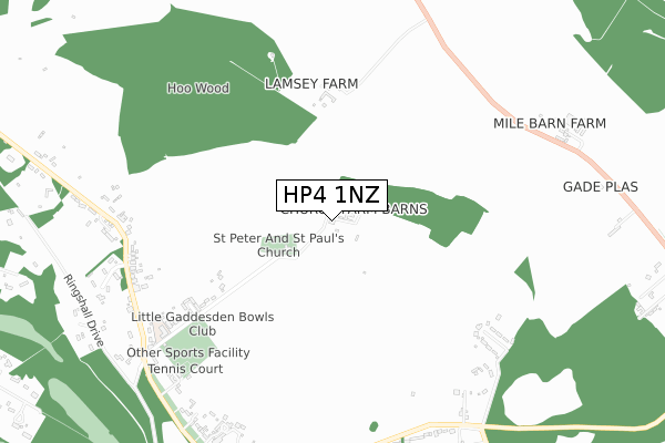 HP4 1NZ map - small scale - OS Open Zoomstack (Ordnance Survey) HP4 1NZ map - small scale - OS Open Zoomstack (Ordnance Survey)
