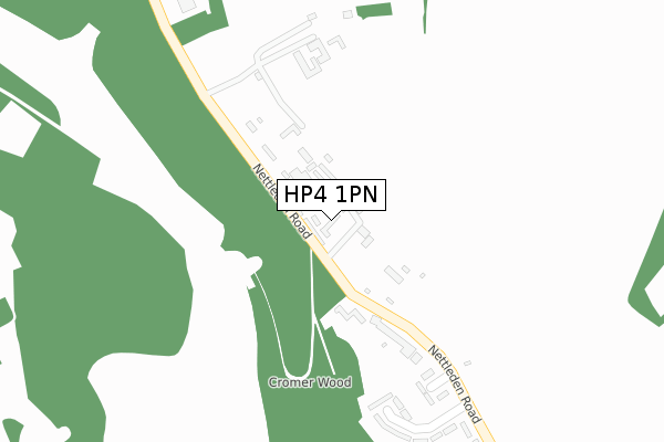 HP4 1PN map - large scale - OS Open Zoomstack (Ordnance Survey)