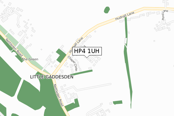 HP4 1UH map - large scale - OS Open Zoomstack (Ordnance Survey)