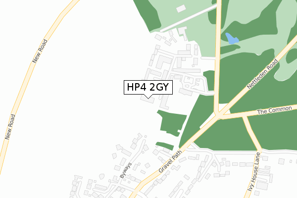 HP4 2GY map - large scale - OS Open Zoomstack (Ordnance Survey)