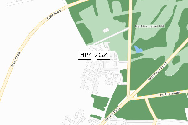 HP4 2GZ map - large scale - OS Open Zoomstack (Ordnance Survey)