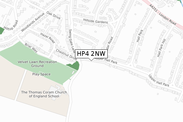 HP4 2NW map - large scale - OS Open Zoomstack (Ordnance Survey) HP4 2NW map - large scale - OS Open Zoomstack (Ordnance Survey)