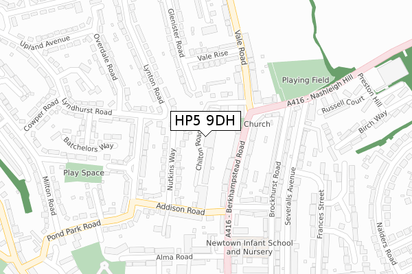 HP5 9DH map - large scale - OS Open Zoomstack (Ordnance Survey) HP5 9DH map - large scale - OS Open Zoomstack (Ordnance Survey)