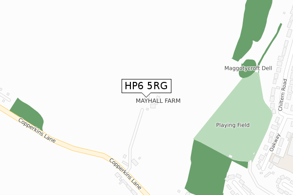 HP6 5RG map - large scale - OS Open Zoomstack (Ordnance Survey)