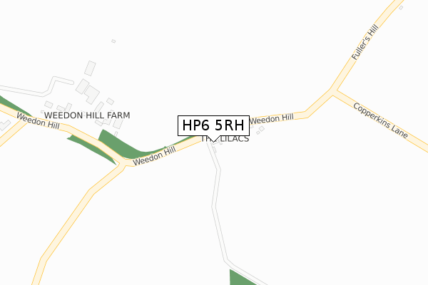 HP6 5RH map - large scale - OS Open Zoomstack (Ordnance Survey)