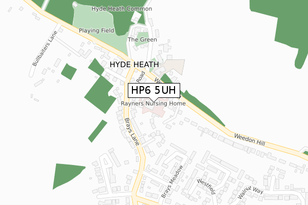 HP6 5UH map - large scale - OS Open Zoomstack (Ordnance Survey) HP6 5UH map - large scale - OS Open Zoomstack (Ordnance Survey)