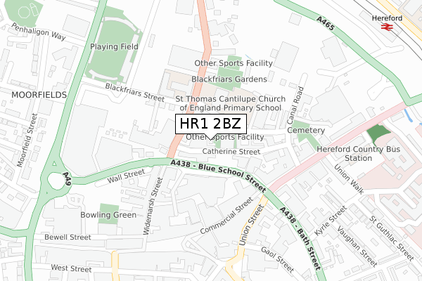 HR1 2BZ map - large scale - OS Open Zoomstack (Ordnance Survey) HR1 2BZ map - large scale - OS Open Zoomstack (Ordnance Survey)