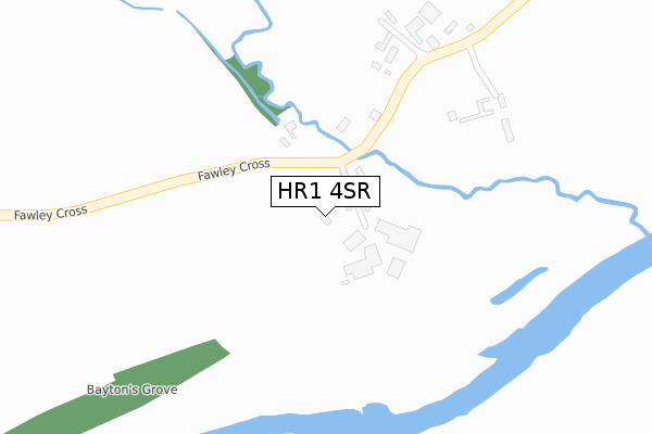 HR1 4SR map - large scale - OS Open Zoomstack (Ordnance Survey) HR1 4SR map - large scale - OS Open Zoomstack (Ordnance Survey)