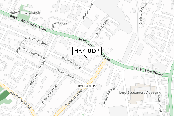 HR4 0DP map - large scale - OS Open Zoomstack (Ordnance Survey) HR4 0DP map - large scale - OS Open Zoomstack (Ordnance Survey)