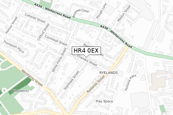 HR4 0EX map - large scale - OS Open Zoomstack (Ordnance Survey) HR4 0EX map - large scale - OS Open Zoomstack (Ordnance Survey)