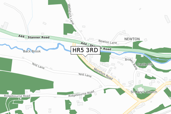 HR5 3RD map - large scale - OS Open Zoomstack (Ordnance Survey) HR5 3RD map - large scale - OS Open Zoomstack (Ordnance Survey)