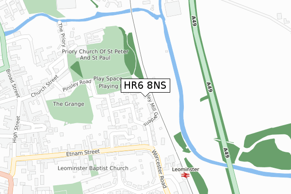 HR6 8NS map - large scale - OS Open Zoomstack (Ordnance Survey) HR6 8NS map - large scale - OS Open Zoomstack (Ordnance Survey)