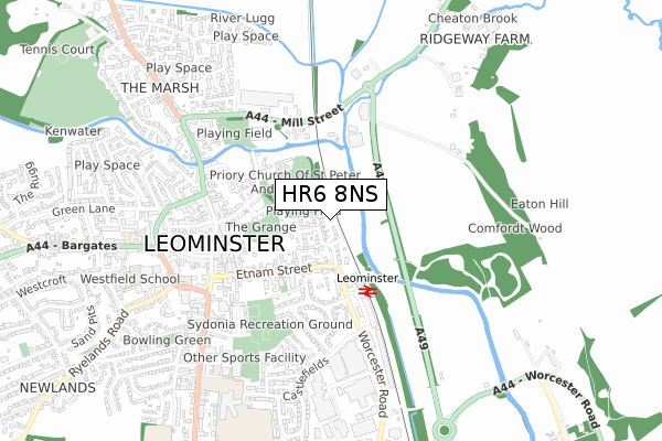 HR6 8NS map - small scale - OS Open Zoomstack (Ordnance Survey) HR6 8NS map - small scale - OS Open Zoomstack (Ordnance Survey)
