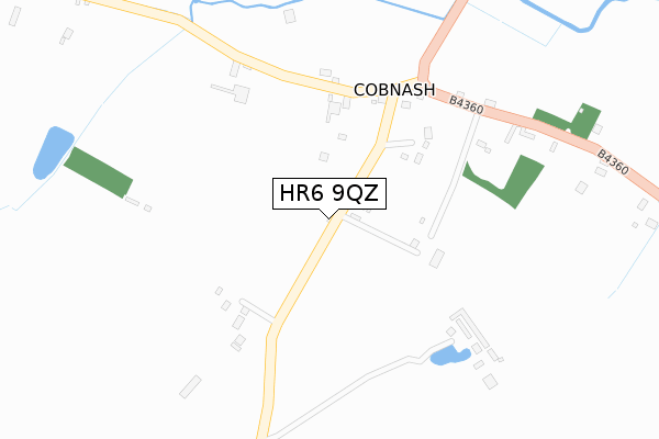 HR6 9QZ map - large scale - OS Open Zoomstack (Ordnance Survey) HR6 9QZ map - large scale - OS Open Zoomstack (Ordnance Survey)