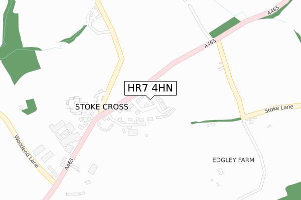 HR7 4HN map - large scale - OS Open Zoomstack (Ordnance Survey) HR7 4HN map - large scale - OS Open Zoomstack (Ordnance Survey)