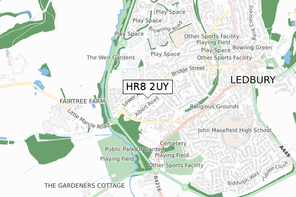 HR8 2UY map - small scale - OS Open Zoomstack (Ordnance Survey) HR8 2UY map - small scale - OS Open Zoomstack (Ordnance Survey)