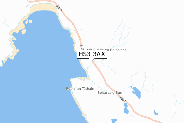 HS3 3AX map - small scale - OS Open Zoomstack (Ordnance Survey)