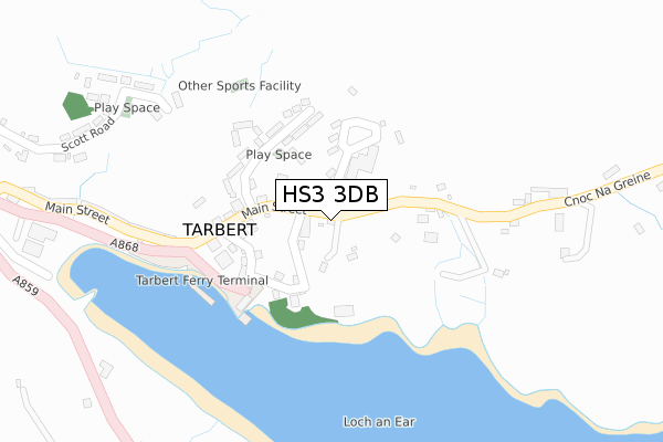 HS3 3DB map - large scale - OS Open Zoomstack (Ordnance Survey)