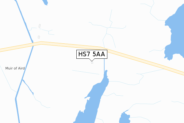 HS7 5AA map - large scale - OS Open Zoomstack (Ordnance Survey)