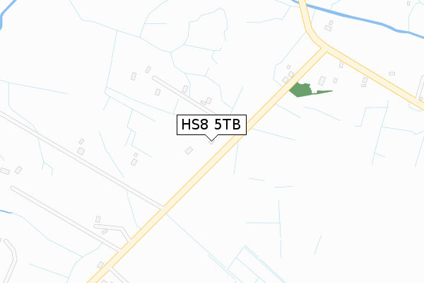 HS8 5TB map - large scale - OS Open Zoomstack (Ordnance Survey)