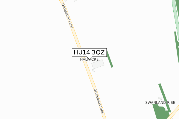 HU14 3QZ map - large scale - OS Open Zoomstack (Ordnance Survey) HU14 3QZ map - large scale - OS Open Zoomstack (Ordnance Survey)