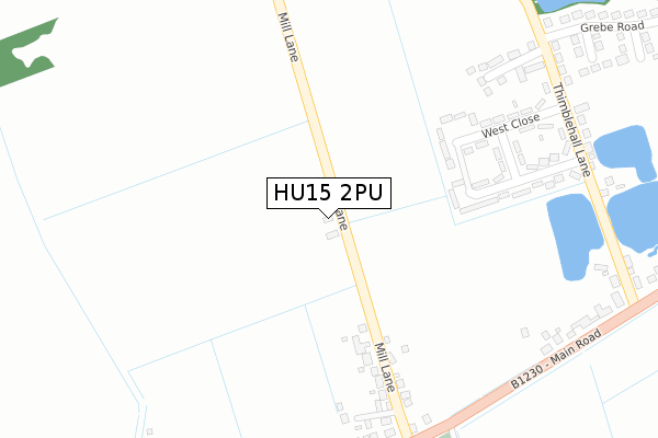 HU15 2PU map - large scale - OS Open Zoomstack (Ordnance Survey) HU15 2PU map - large scale - OS Open Zoomstack (Ordnance Survey)
