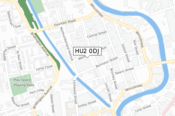 HU2 0DJ map - large scale - OS Open Zoomstack (Ordnance Survey) HU2 0DJ map - large scale - OS Open Zoomstack (Ordnance Survey)