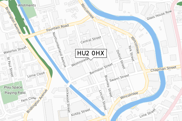 HU2 0HX map - large scale - OS Open Zoomstack (Ordnance Survey) HU2 0HX map - large scale - OS Open Zoomstack (Ordnance Survey)