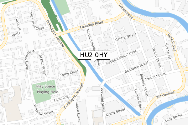 HU2 0HY map - large scale - OS Open Zoomstack (Ordnance Survey) HU2 0HY map - large scale - OS Open Zoomstack (Ordnance Survey)