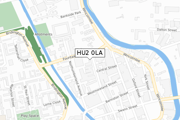 HU2 0LA map - large scale - OS Open Zoomstack (Ordnance Survey) HU2 0LA map - large scale - OS Open Zoomstack (Ordnance Survey)
