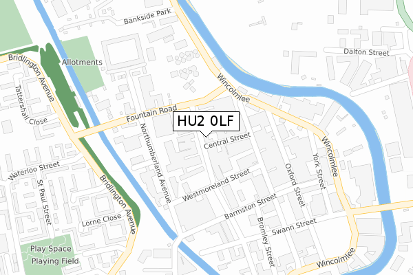HU2 0LF map - large scale - OS Open Zoomstack (Ordnance Survey) HU2 0LF map - large scale - OS Open Zoomstack (Ordnance Survey)