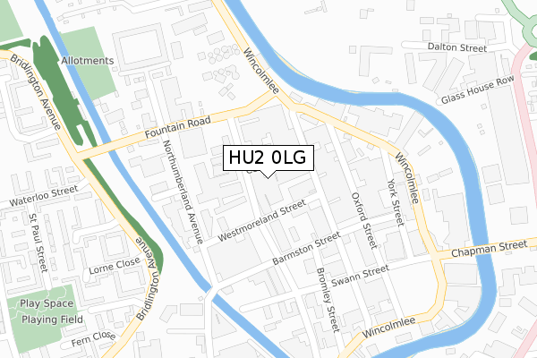 HU2 0LG map - large scale - OS Open Zoomstack (Ordnance Survey) HU2 0LG map - large scale - OS Open Zoomstack (Ordnance Survey)