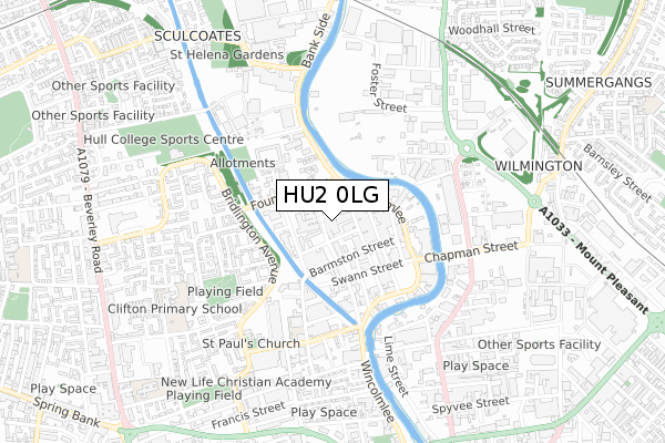 HU2 0LG map - small scale - OS Open Zoomstack (Ordnance Survey) HU2 0LG map - small scale - OS Open Zoomstack (Ordnance Survey)