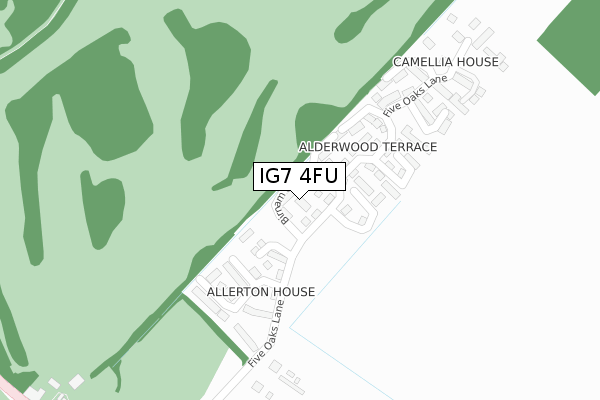 IG7 4FU map - large scale - OS Open Zoomstack (Ordnance Survey) IG7 4FU map - large scale - OS Open Zoomstack (Ordnance Survey)